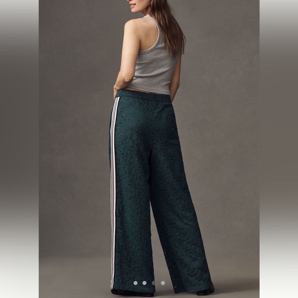 The Brooklin Lace Pull-On Track Pants by Maeve